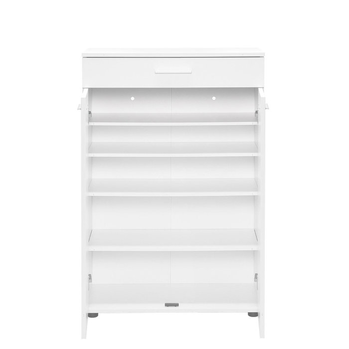 Hanah Home Adr-521-Bb-1 Zapatero Organizador Minimalista Blanco Melamina 16mm 73x108x35cm